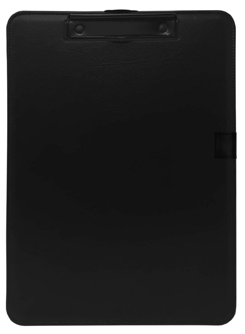 Trade Quest Clipboard Faux Leather Single (Black) - Image 1